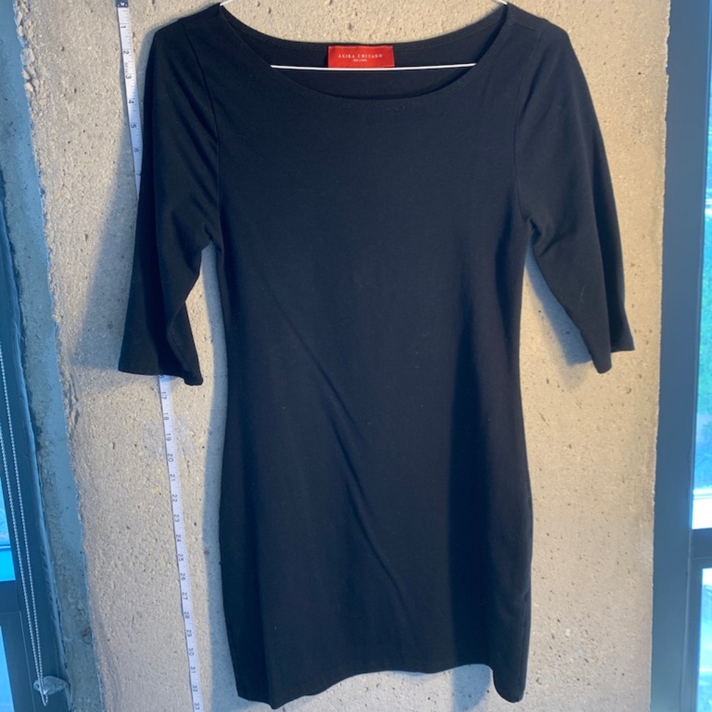 Akira Red Label Mini Black Dress - Size Medium